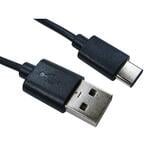 Cables Direct 2m USB 2.0 Type C M to Type A M Cable