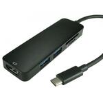 Cables Direct USB C to HDMI 4K 30Hz plus USB 3.0 plus Card Reader