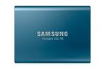 Samsung T5 500GB External Solid State Drive SSD - Blue