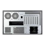 Silverstone 6U 12-Bay Rackmount Chassis equipped with dual PSU compatibility, triple 360mm radiator support