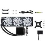 TRYX PANORAMA ARGB 360 Black All-In-One 360mm CPU Liquid Cooler