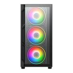 Vida Lucid Black ARGB Gaming Mini Tower Chassis