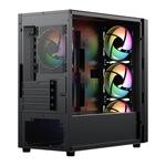 Vida Lucid Black ARGB Gaming Mini Tower Chassis