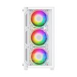 Vida Lucid White ARGB Gaming Mini Tower Chassis