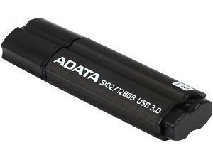 ADATA S102 Pro - 128GB USB3.1 Flash Drive - Titanium Grey                                                                                                            
