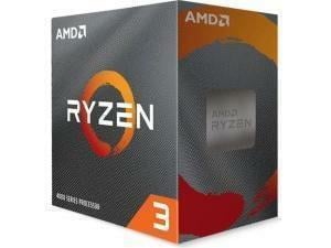 AMD Ryzen 3 4100 Four-Core Processor/CPU, with Wraith Stealth Cooler.
