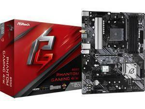 ASRock B550 Phantom Gaming 4/AC AMD AM4 B550 Chipset ATX Motherboard                                                                                                 