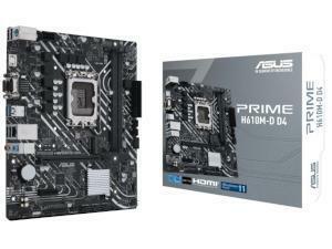 ASUS PRIME H610M-D D4 Intel H610 Chipset Socket 1700 Motherboard                                                                                                   