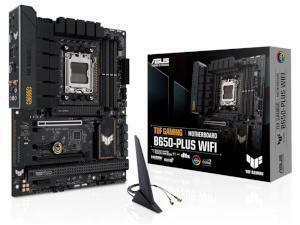ASUS TUF GAMING B650-PLUS WIFI AMD B650 Chipset Socket AM5 ATX Motherboard                                                                                         