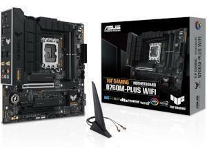 ASUS TUF Gaming B760M-PLUS WIFI B760 Chipset Socket 1700 Micro ATX Motherboard                                                                                     