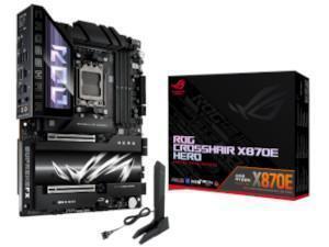 ASUS ROG CROSSHAIR X870E HERO AMD X870 Chipset Socket AM5 ATX Motherboard                                                                                          