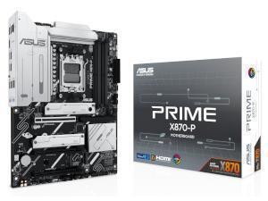 ASUS PRIME X870-P AMD X870 Chipset Socket AM5 ATX Motherboard                                                                                                      
