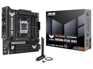 ASUS TUF GAMING B850M-PLUS WIFI AMD B850 Chipset AM5 Micro ATX Motherboard                                                                                         