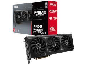 ASUS AMD Radeon RX 9070 XT Prime OC 16GB GDDR6 Graphics Card                                                                                                         