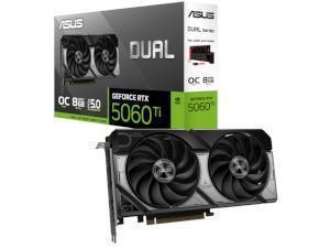 ASUS NVIDIA GeForce RTX 5060 Ti Dual OC 8GB GDDR7 Graphics Card