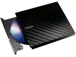 ASUS SDRW-08D2S-U 8x Black Slim External DVD Re-Writer USB (Retail)