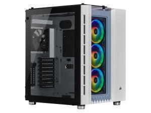 CORSAIR Crystal Series 680X RGB High Airflow Tempered Glass ATX Smart Case, White                                                                                    