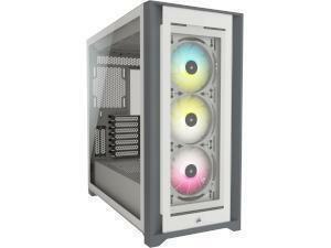 Corsair iCUE 5000X RGB White Tower Chassis                                                                                                                           