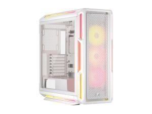 Corsair iCUE LINK 5000T LX RGB Mid-Tower High-Performance PC Case - White                                                                                            