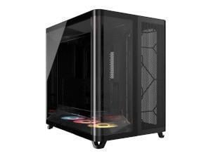 Corsair AIR 5400 RS-R ARGB Triple Chamber Mid-Tower PC Case - Black                                                                                                  