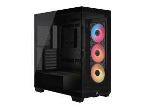 Corsair 3500X RS-R ARGB Mid-Tower PC Case - Black                                                                                                                    