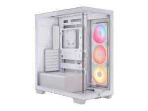 Corsair 3500X LX-R ARGB Mid-Tower PC Case - White                                                                                                                    