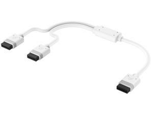 Corsair iCUE LINK 600mm Straight / Straight Y-Cable White