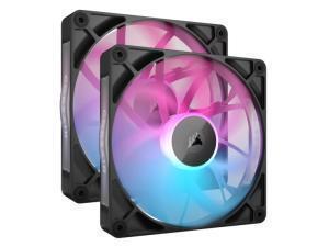 iCUE LINK RX140 RGB 140mm PWM Fan Twin Starter Kit - Black                                                                                                           