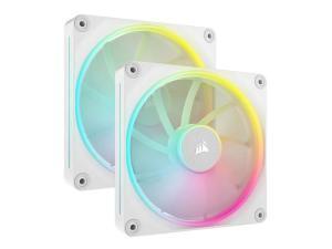 iCUE LINK LX140 RGB 140mm PWM Fan Twin Starter Kit - White