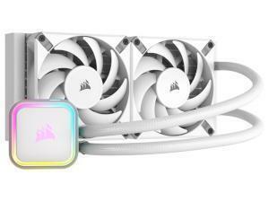 Corsair iCUE H100i RGB ELITE White All-In-One 240mm CPU Water Cooler