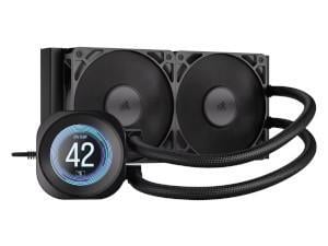Corsair NAUTILUS 240 RS LCD Liquid CPU Cooler - Black                                                                                                                