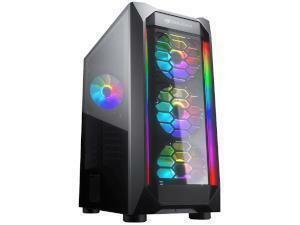 Cougar MX410-G RGB Black Tempered Glass Tower Chassis                                                                                                                