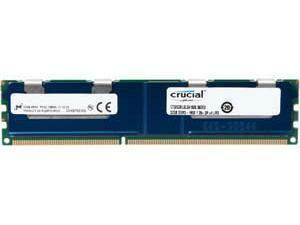 Crucial 32GB DDR3 PC3-12800 LRDRIMM, Load Reduced, ECC 1.35V