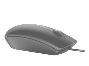 Dell MS116 Mouse - Optical - Cable - 2 Button(s) - Black - USB - 1000 dpi  Scroll Wheel