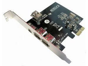 Dynamode PCIX3FW FireWire Adapter - PCI Express - Plug-in Card - 3 Total Firewire Ports