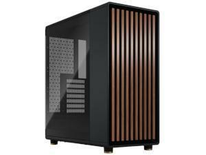 Fractal North Charcoal Black Tempered Glass Tower Chassis                                                                                                            