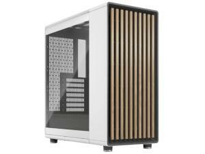 Fractal North Chalk White Tempered Glass Tower Chassis                                                                                                               
