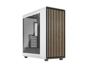 Fractal North XL Charcoal White Tempered Glass Tower Chassis                                                                                                         