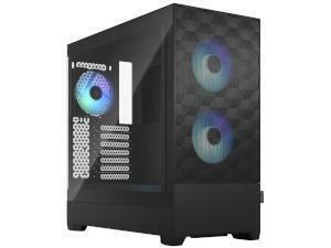 Fractal Design POP Air RGB Tempered Glass Black Tower Chassis                                                                                                        
