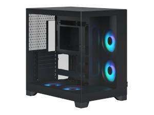 Fractal Design Pop 2 Vision RGB TG Black Tempered Glass Mid Tower Chassis                                                                                            