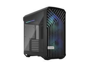 Fractal Design Torrent Compact Black RGB Tempered Glass Light Tint Gaming Case - Mid Tower                                                                           