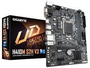 *B-stock item -90 days warranty*GIGABYTE H410M S2H V3 Intel H410 Chipset (Socket 1200) Motherboard                                                                   