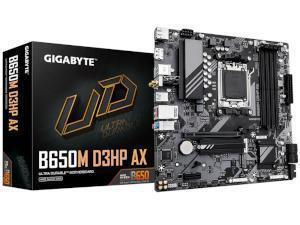 GIGABYTE B650M D3HP AX AMD B650 Chipset Socket AM5 Micro ATX Motherboard                                                                                           