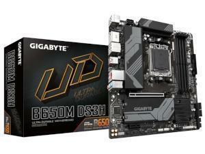 GIGABYTE B650M DS3H AMD B650 Chipset Socket AM5 Micro ATX Motherboard