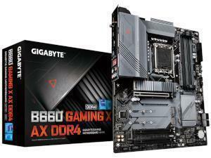 GIGABYTE B660 Gaming X AX DDR4 Intel B660 Chipset Socket 1700 Motherboard                                                                                          