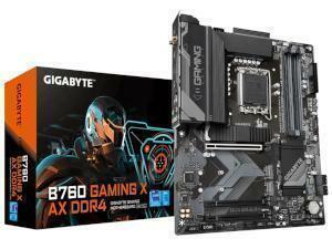GIGABYTE B760 Gaming X AX DDR4 Intel B760 Chipset Socket 1700 ATX Motherboard                                                                                      