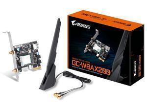 Gigabyte GC-WBAX210 Dual-Band Intel WiFi 6 2x2 MIMO Wireless PCIe Adapter with Bluetooth 5                                                                           