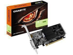 GIGABYTE NVIDIA GeForce GT 1030 Low Profile 2GB DDR4 Graphics Card                                                                                                   