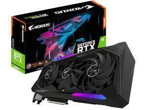 GIGABYTE NVIDIA GeForce RTX 3070 Ti AORUS MASTER 8GB GDDR6X Graphics Card                                                                                            