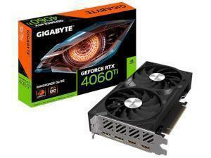 GIGABYTE NVIDIA GeForce RTX 4060 Ti Windforce OC 8GB GDDR6 Graphics Card